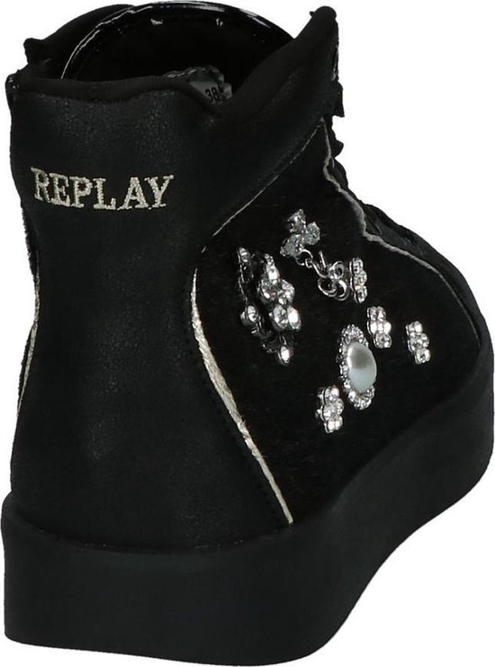 Replay - Rz 890007 S-Affair - Hoge sneakers - Dames - Maat 41 - Zwart;Zwarte  - 0003 -Black | bol.com