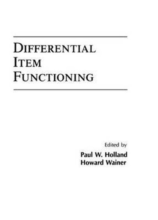 Differential Item Functioning - cover