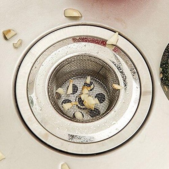 Afvoer haarvangers, wegwerp douche afvoer gaas sticker zelfklevende filter gootsteen zeef stickers met reinigingsschop voor badkamer badkuip - 5 m