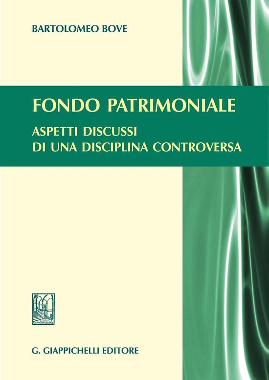 Fondo patrimoniale - cover