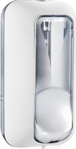 Marplast zeepdispenser A89101 – Professionele kwaliteit – Wit met Transparant – 550 ml – Geschikt voor openbare ruimten