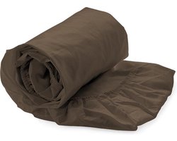 Perkal HSL 160/200+35 cm. Chocolate Brown