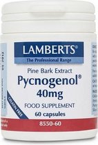 Lamberts Pycnogenol Pijnboomschorsextract 40mg 8550 | 60 capsules