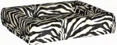 Hondenmand bonfire zebra zwart/wit  60x50 cm