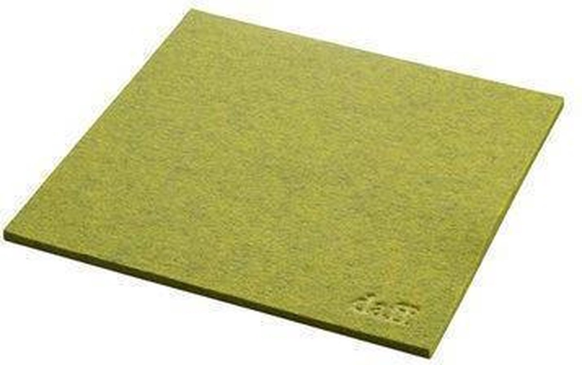Daff Onderzetter - Vilt - Vierkant - 20 x 20 cm - Moss mel. - Grijs