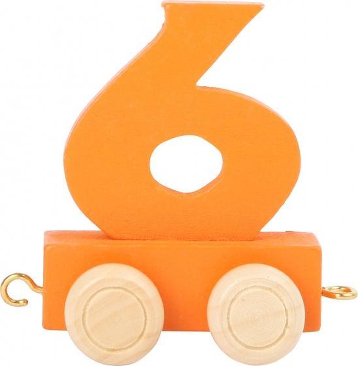 treinkarretje nummer 6 oranje