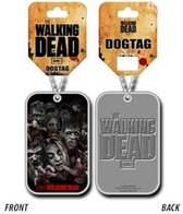 The Walking Dead Dog Tag with ball chain Zombies