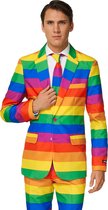 Suitmeister Rainbow - Mannen Kostuum - Gekleurd - Carnaval