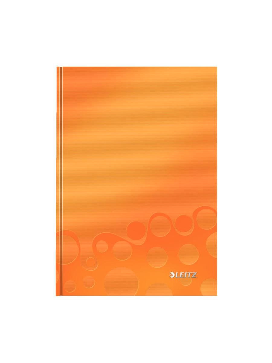 Leitz WOW Notitieboek A5 Gelijnd Harde Kaft Oranje