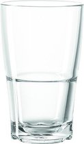 Leonardo Senso Latte Machiatto glas - 390 ml - transparant - 6 stuks