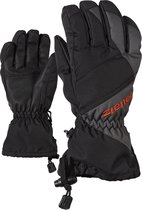 Ziener Agil AS Skihandschoenen Junior  Wintersporthandschoenen - Unisex - zwart/grijs