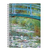 Monet Footbridge Wire-O Journal 6 X 8.5