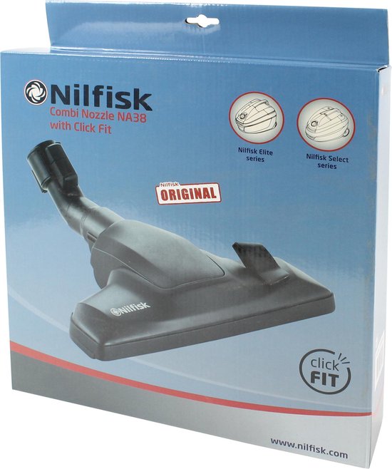 Nilfisk NA38 Combimond met Click Fit Zwart