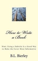 How to Write a Book: Hint