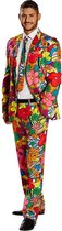 Flower Power Suit - Kostuum Volwassenen - Maat L - 52/54 - Carnavalskleding