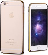 Metal Bumper Case Apple iPhone 6 6S zwart goud
