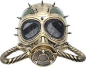 masque à gaz steampunk - masque d'Halloween - bronze