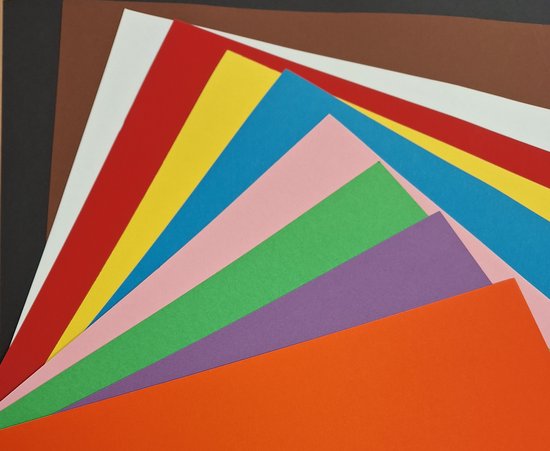 Hoogglans karton 0,3mm 70x100cm - ZWART - Arts and Crafts Holland