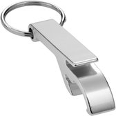 CHPN - Sleutelhanger - Bierfles opener - Fles opener - Zilverkleurige Bieropener Sleutelhanger: Cadeau - Keychain - Bottle opener