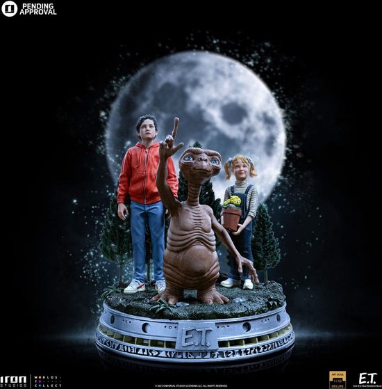 E.T. The Extra-Terrestrial Deluxe Art Scale Statue 1/10 E.T., Elliot and Gertie 19 cm