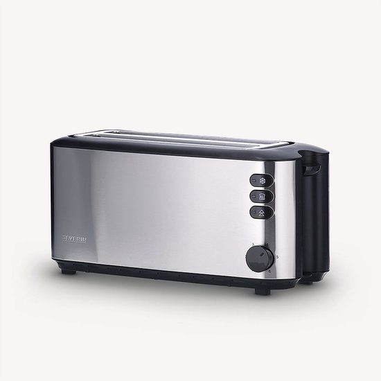 Severin AT 2509 - Broodrooster - toaster - zilver/zwart - Severin