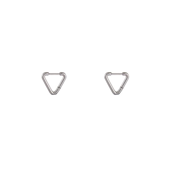 Go Dutch Label Boucles d'oreilles anneau triangle petit Argent