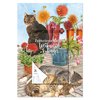 Franciens Katten Weekkalender op schild Dahlia's 2024