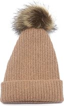 Muts met pompom - Roze - Beanie - Stijlvol de winter door - Damesdingetjes