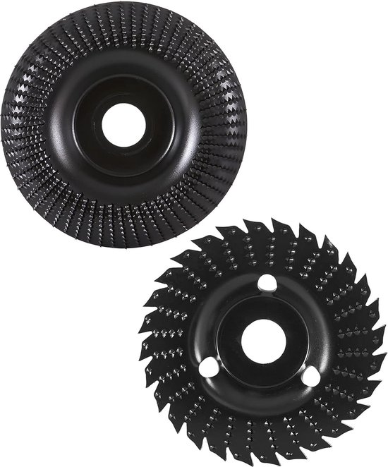 Wood carving disc for clearance angle grinder