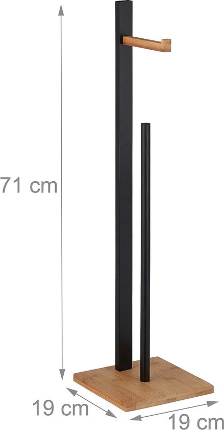 Toiletrolhouder - bamboe - ø19x71 cm Toiletrolhouder - bamboe - ø19x71 cm