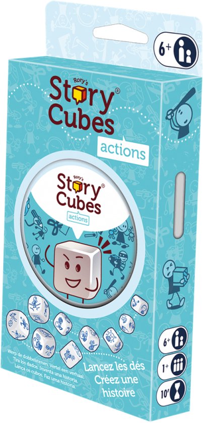 Asmodee Rory's Story Cubes Actions - Gioco Di Dadi Per Inventare Storie - Edizione Italiana