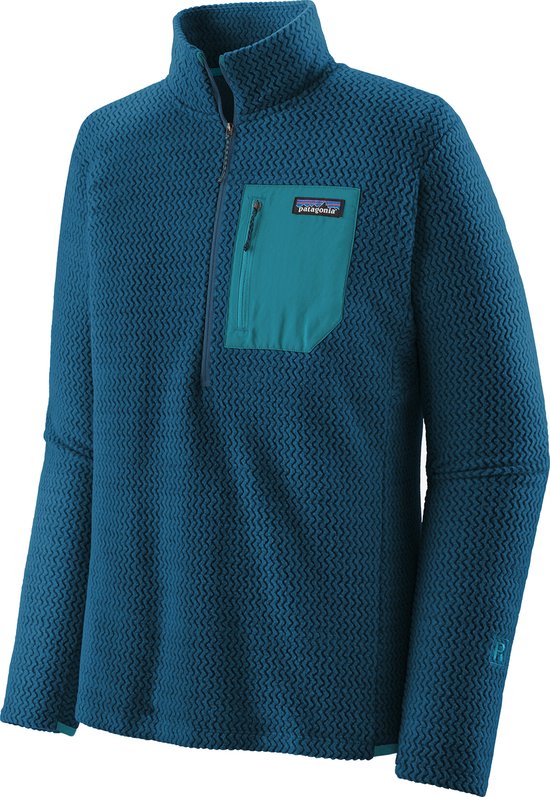 Patagonia M's R1 Air Zip sportsweater heren blauw