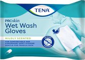 Tena Wet Wash Gloves - zacht geparfumeerd - 8 doekjes/stuk