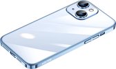 Sulada Shockshield backcase harde achterkant met lensbeschermer en schokbestendigheid voor iPhone 14 sierra blauw