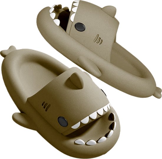 Geweo Shark Slippers - Haai Slides - Haaien Badslippers - EVA