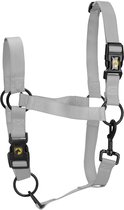 Excellent Horse - Premium Essential Halter - Licol réfléchissant pour cheval - Convient aux chevaux - M - Gris