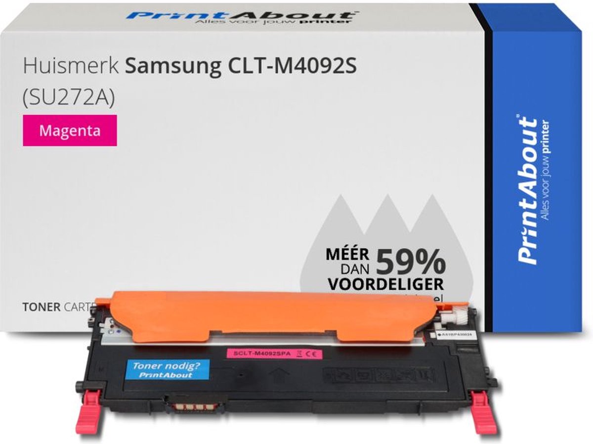 PrintAbout CLT-M4092S toner magenta compatible voor Samsung