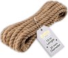 Creative Deco Jute Touw Koord – 10m, 20mm Dik – Sterk