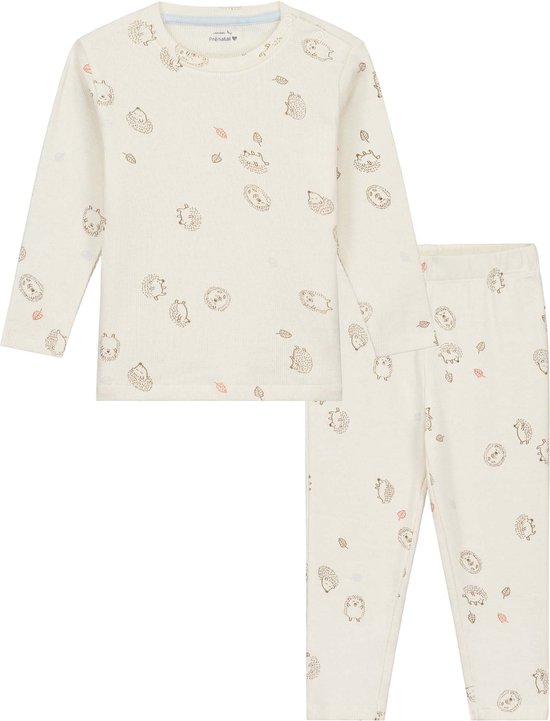 Prénatal Pyjama Meisje & Jongen Maat 80 - Pyjama Kinderen - Kinderkleding Jongens & Meisjes - Gebroken Wit
