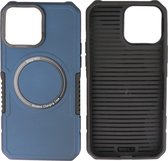 iPhone 14 Pro MagSafe Hoesje - Shockproof Back Cover - Navy