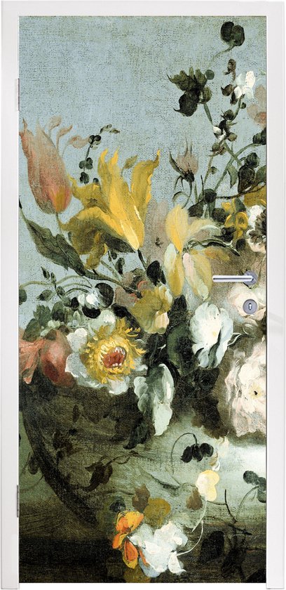 Deursticker Bloemen - Oude meesters - Barok - 90x205 cm - Deurposter