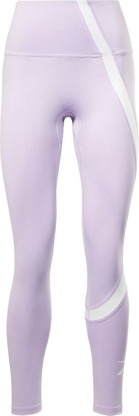 REEBOK Workout Ready Vector Legging Dames - Purple Oasis - S