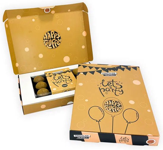 Giftbox “Let’s Party” – 12 Prosecco chocoladetruffels