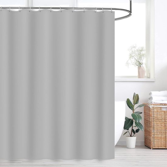 Rideau de douche, rideaux de douche basiques avec poids, 180 x 180