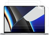 2x Beschermfolie - Geschikt voor MacBook Pro 16 inch - Screenprotector - Folie - A2141/A2485/A2780 M2 Pro,Max (2019-2023)