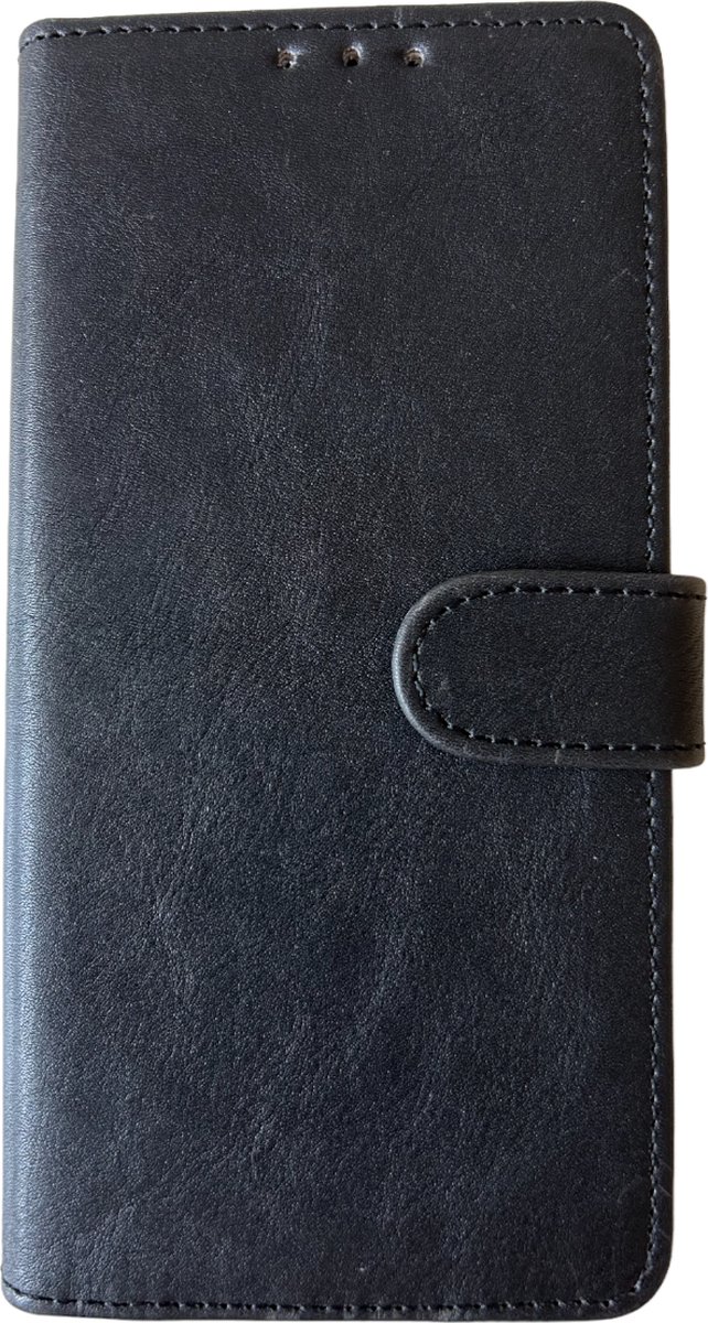 PU Leder wallet Case - Book Case Flip Cover Hoesje Met Stand Functie - Beschermhoes Met Pasjes Houder - Geschikt voor Samsung Galaxy S23 Ultra - Zwart