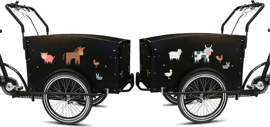 JERMA Allerhandestickers, Bakfiets accessoires, bakfietsstickers boerderij dieren van JERMA — afbeelding 3