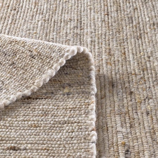Tapis en laine - Bokn beige 140x200 cm