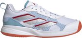 Adidas Avaflash Tennisbannen Schoenen Wit,Blauw EU 38 Vrouw