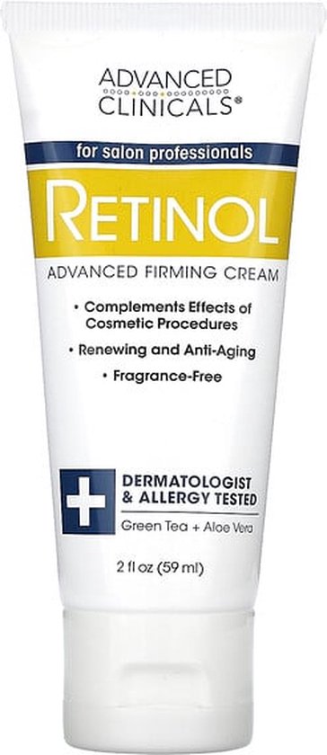  Advanced Clinicals Retinol Cream. Spa Size for Salon